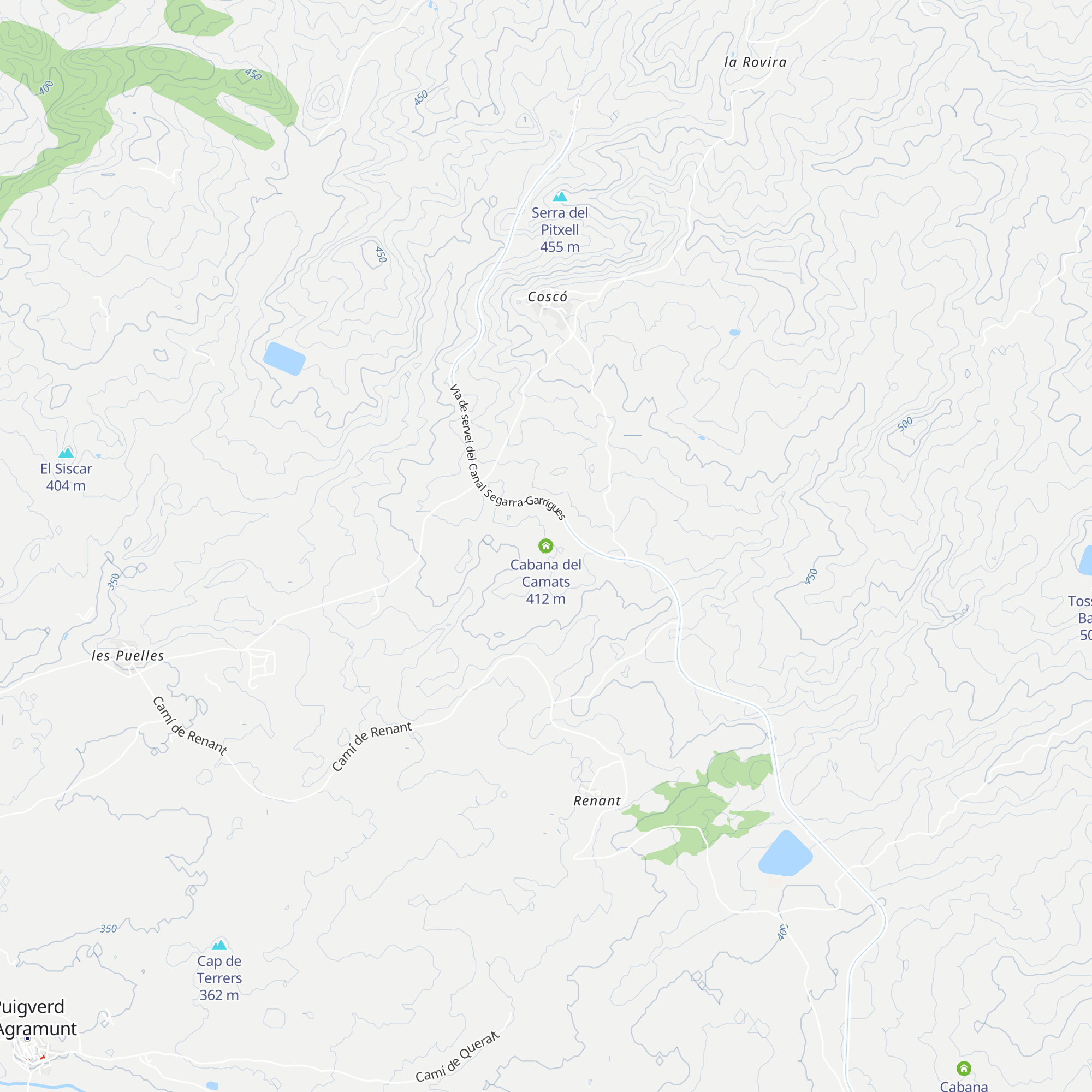 Cabana del Camats map