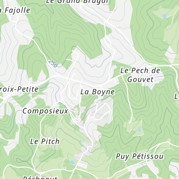 Map of Gîtes de La Boyne