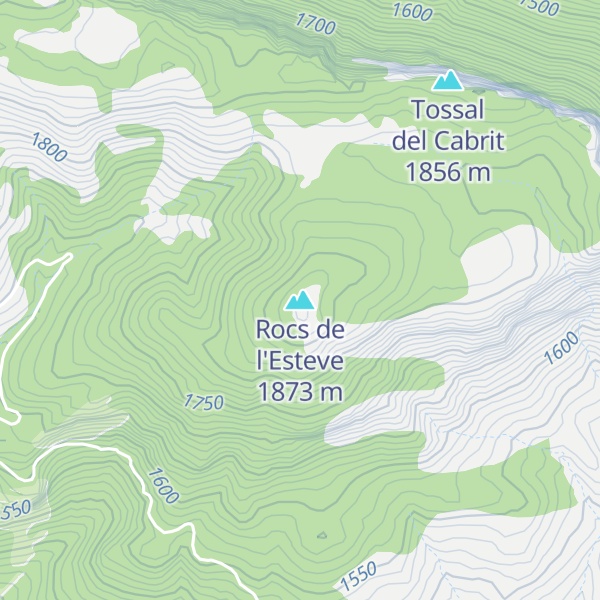 Map of Rocs de l'Esteve
