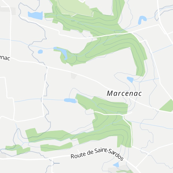 Map of Cabanayre Ouest