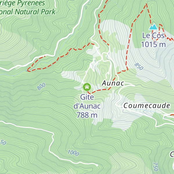 Map of Gite d'Aunac