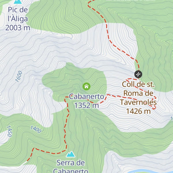Map of Cabanerto