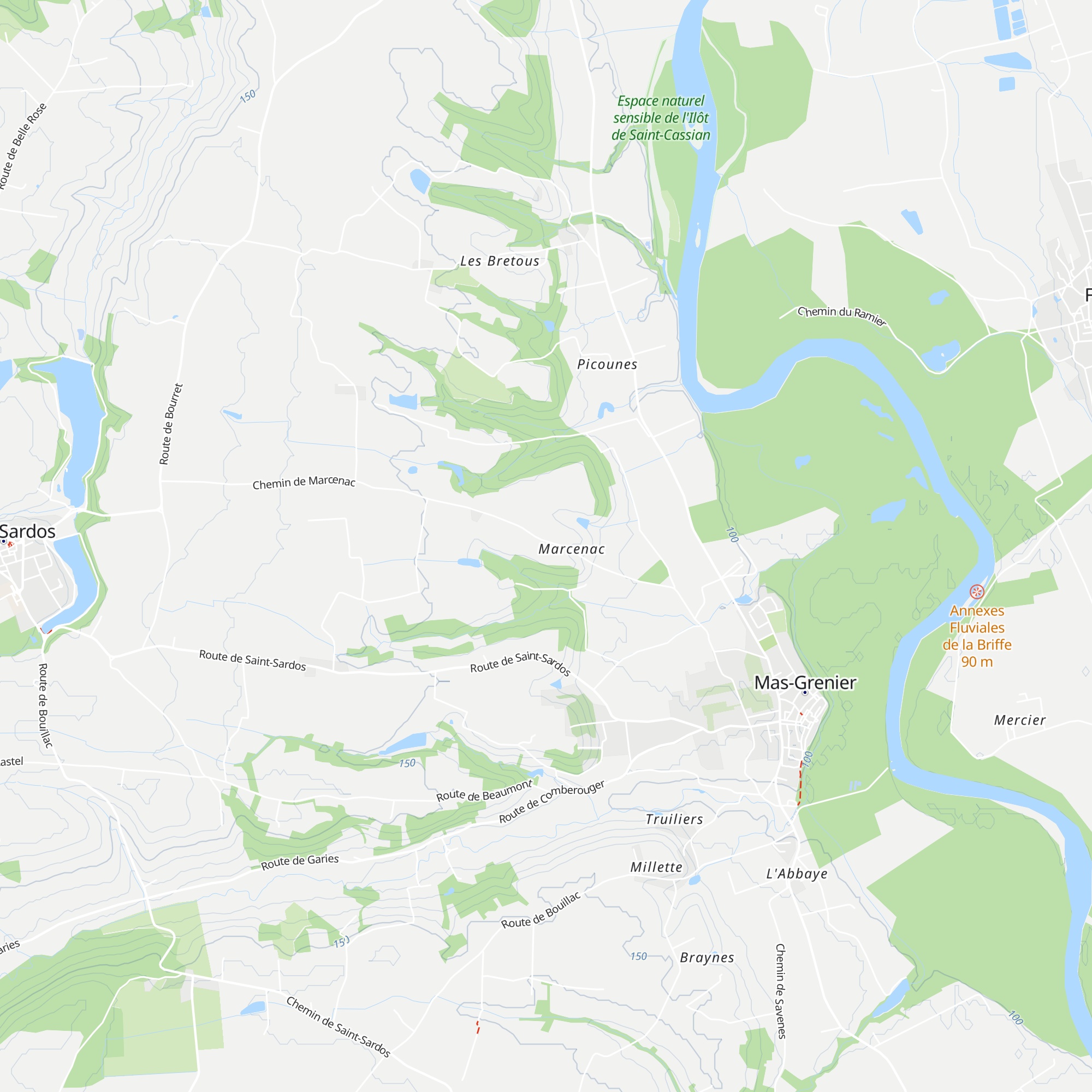 Cabanayre map
