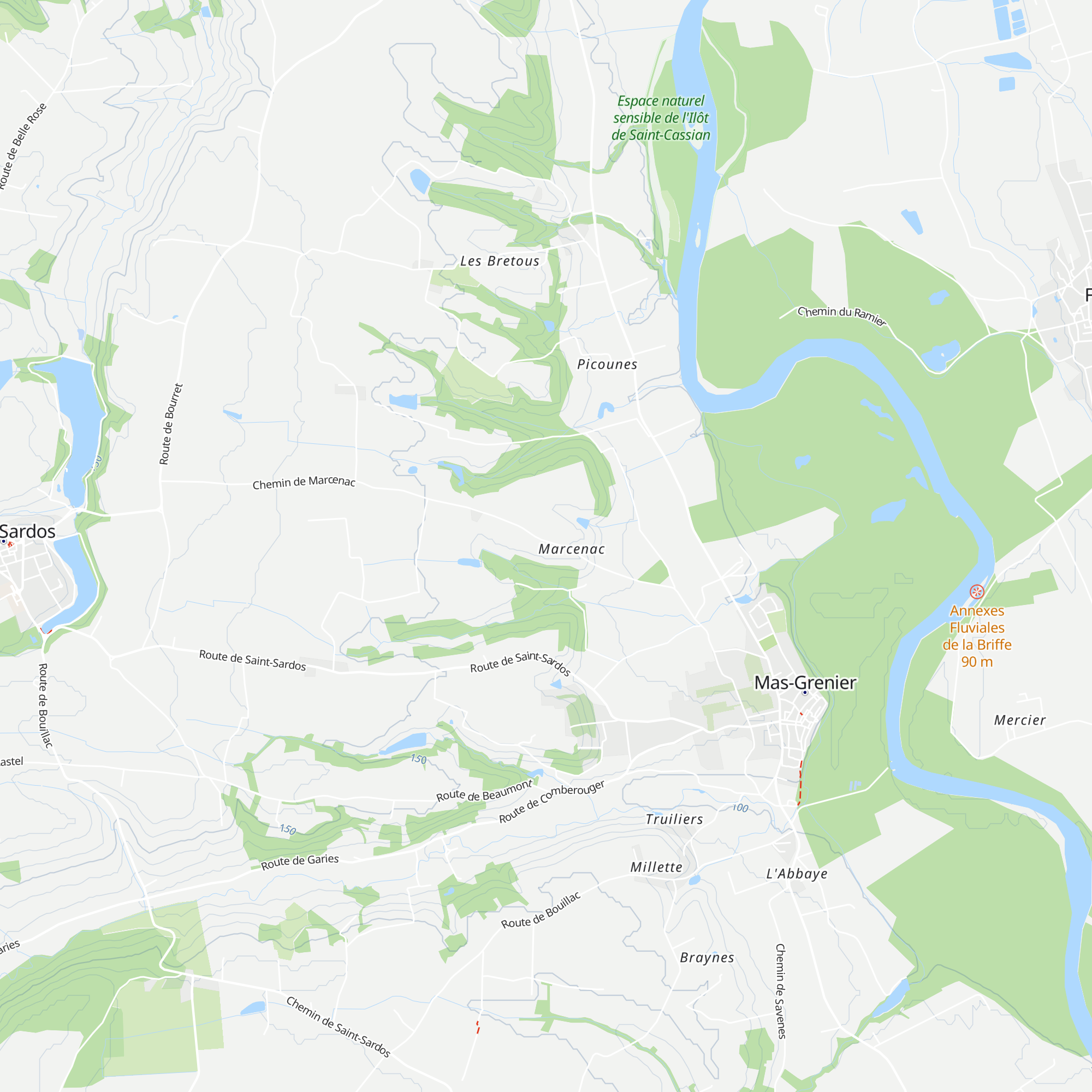 Cabanayre map