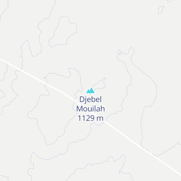 Map of Djebel Mouilah