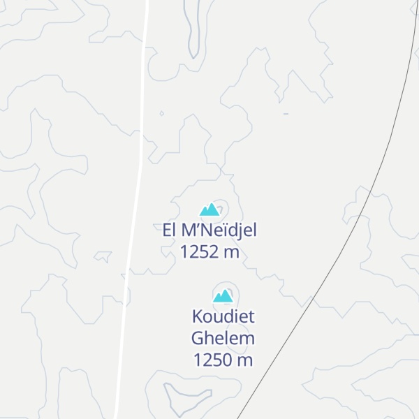 Map of El M’Neïdjel