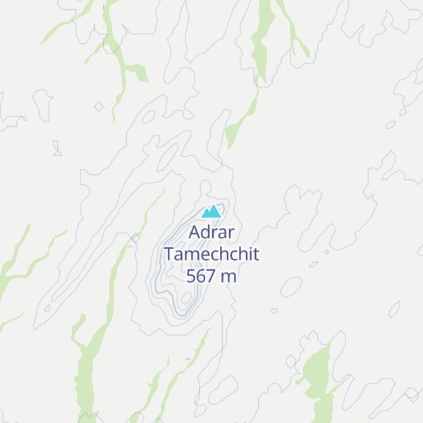 Map of Adrar Tamechchit