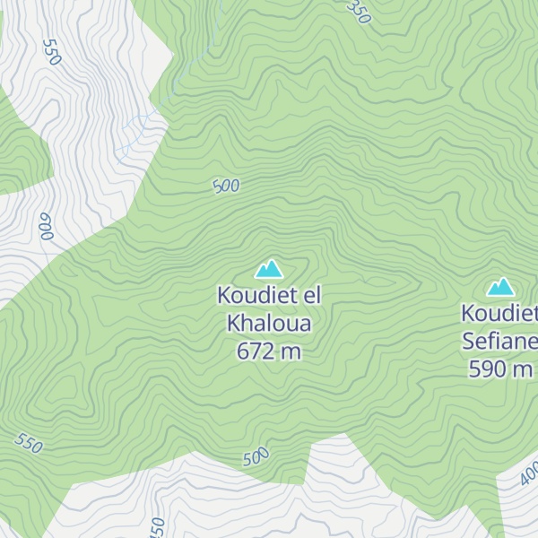 Map of Koudiet el Khaloua