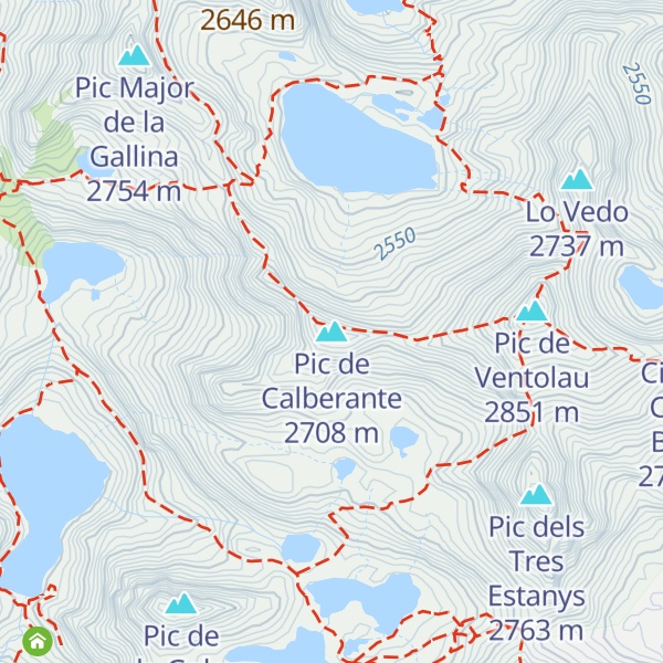 Map of Pic de Calberante