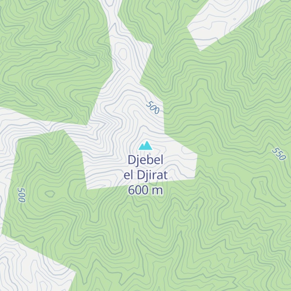 Map of Djebel el Djirat