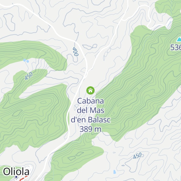 Map of Cabana del Mas d'en Balasc