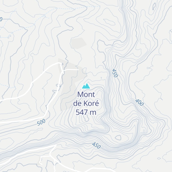 Map of Mont de Koré