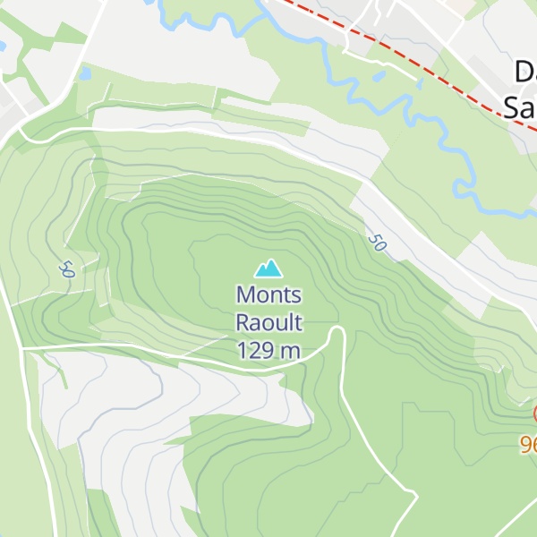 Map of Monts Raoult