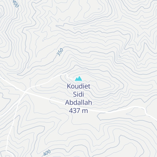 Map of Koudiet Sidi Abdallah