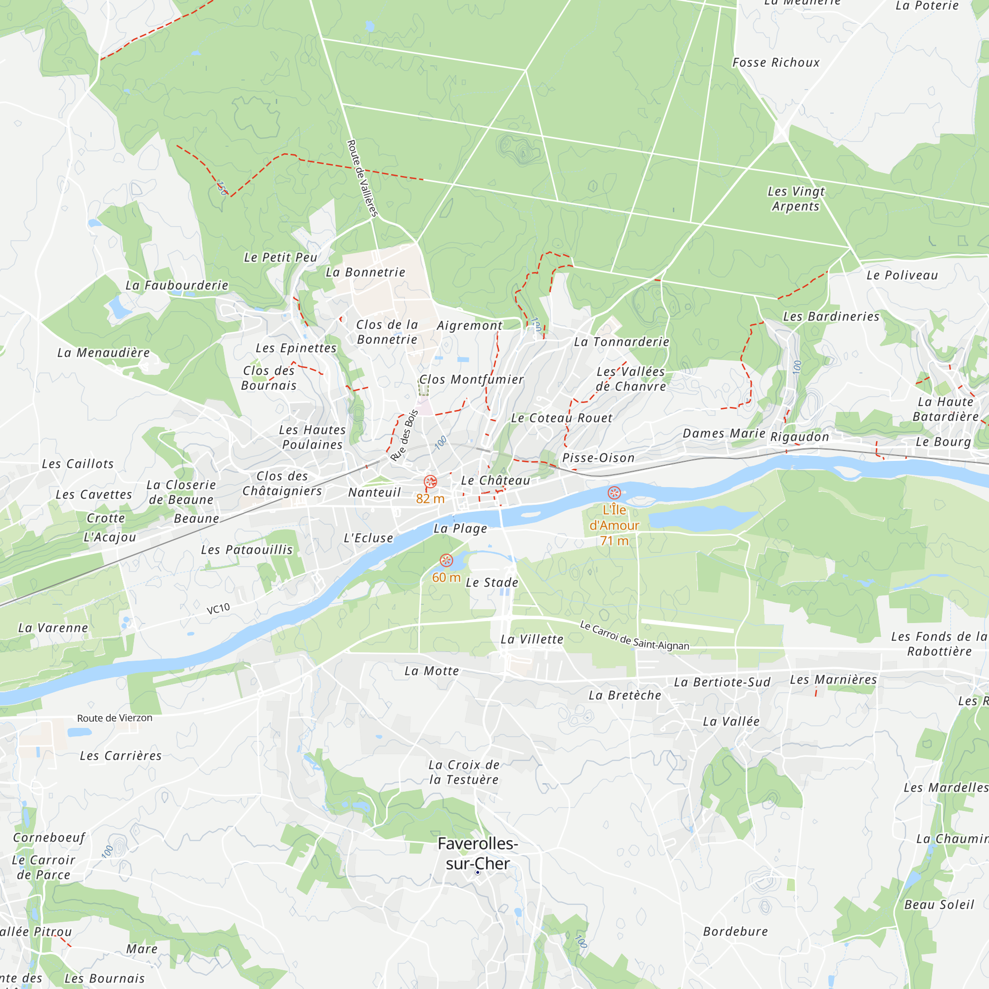 Office de Tourisme de Montrichard map