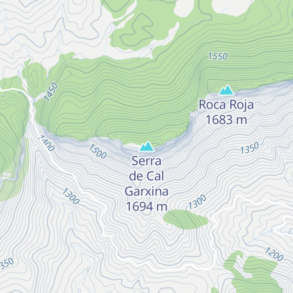 Map of Serra de Cal Garxina