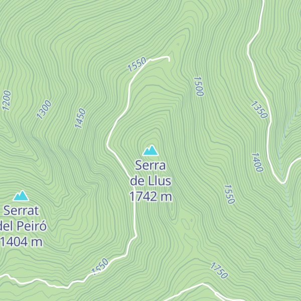 Map of Serra de Llus