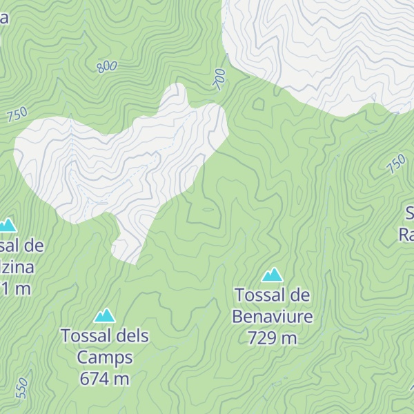 Map of Tossal del Pauetó