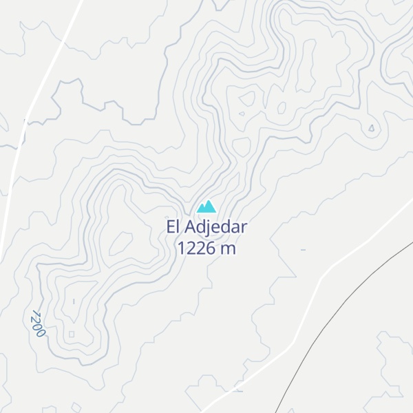 Map of El Adjedar