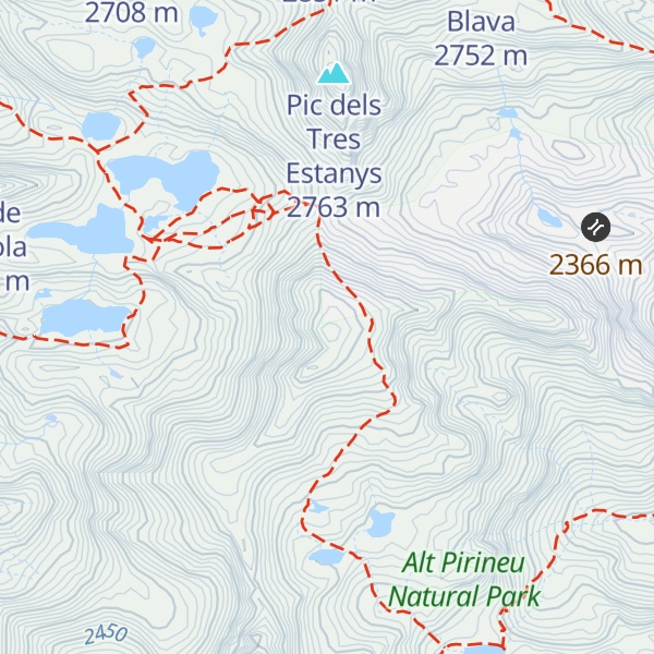 Map of Pic de la Coma del Forn