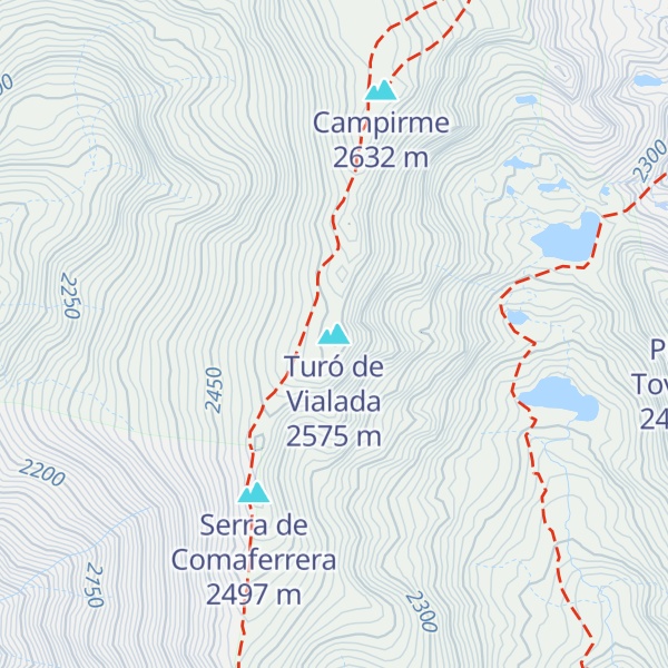 Map of Turó de Vialada