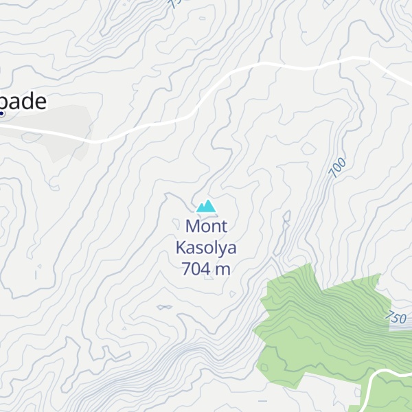 Map of Mont Kasolya