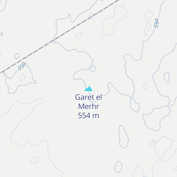 Map of Garet el Merhr