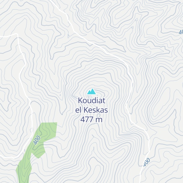 Map of Koudiat el Keskas