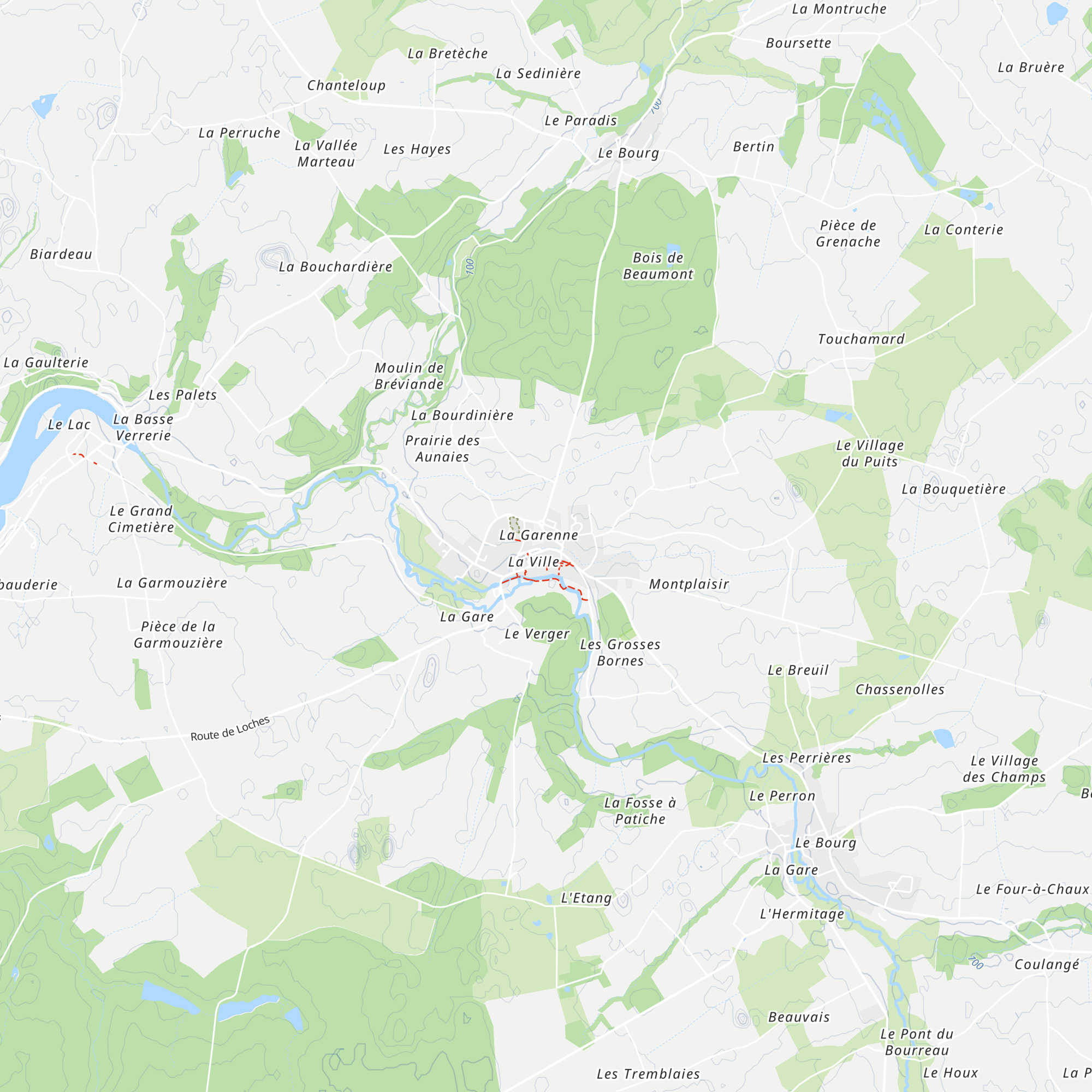 Office de Tourisme de Montrésor map