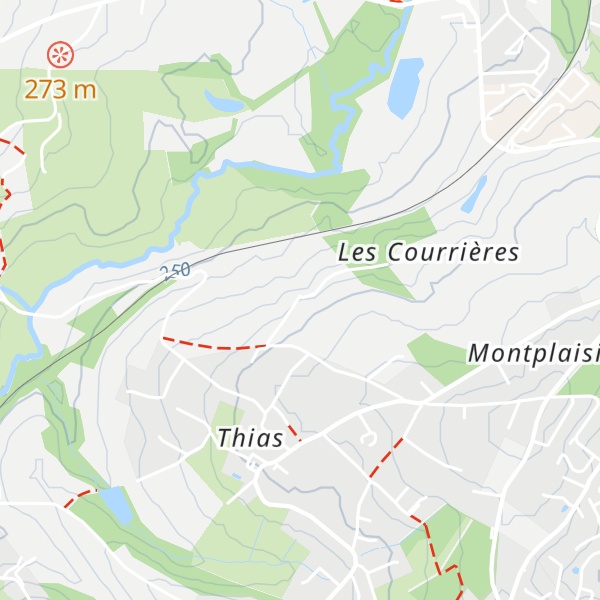 Map of Gîte de la Vallée de l'Aurence
