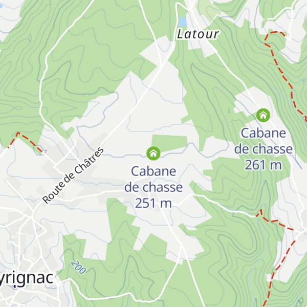 Map of Cabane de chasse