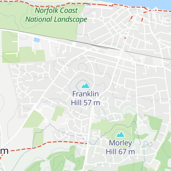 Map of Franklin Hill