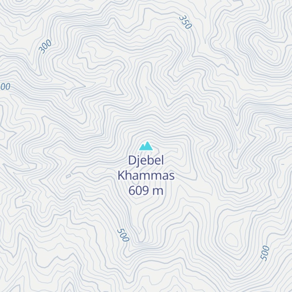 Map of Djebel Khammas