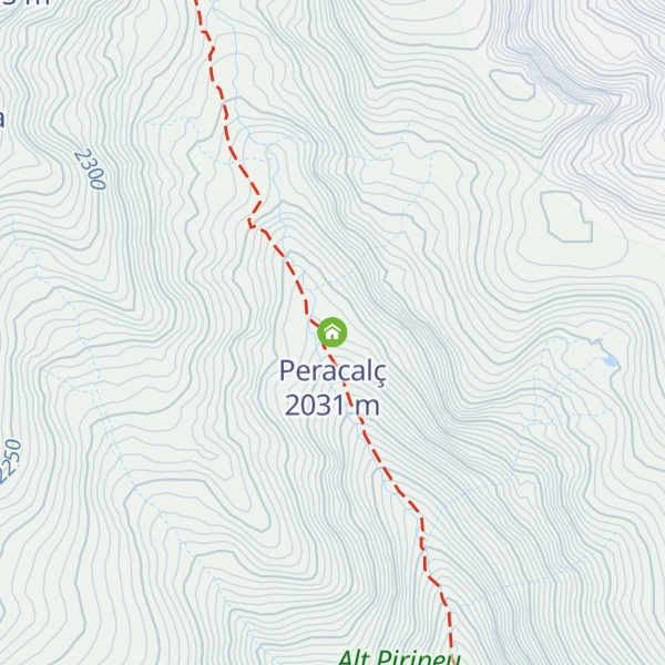 Map of Peracalç