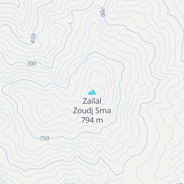 Map of Zaïlal Zoudj Sma