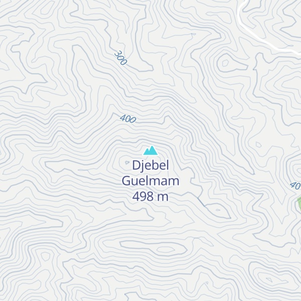 Map of Djebel Guelmam