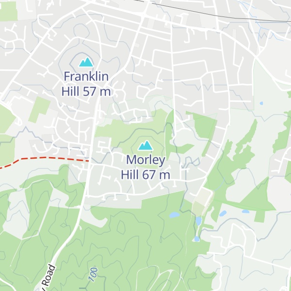 Map of Morley Hill