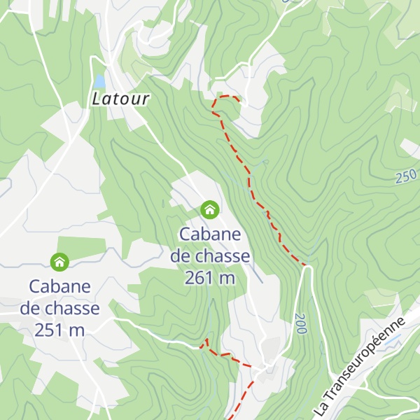 Map of Cabane de chasse
