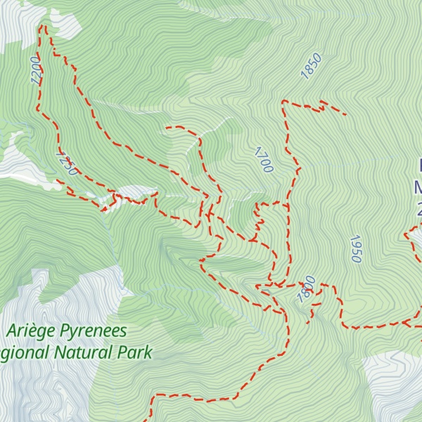 Map of Cabane de Saubé