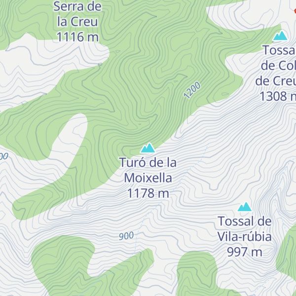 Map of Turó de la Moixella