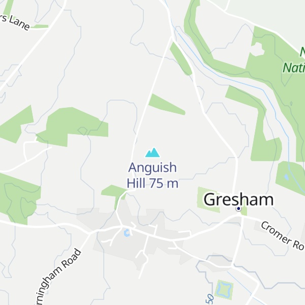 Map of Anguish Hill