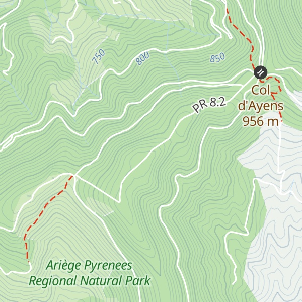 Map of Cap des Espinassière