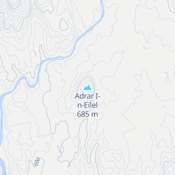 Map of Adrar I-n-Eïlel