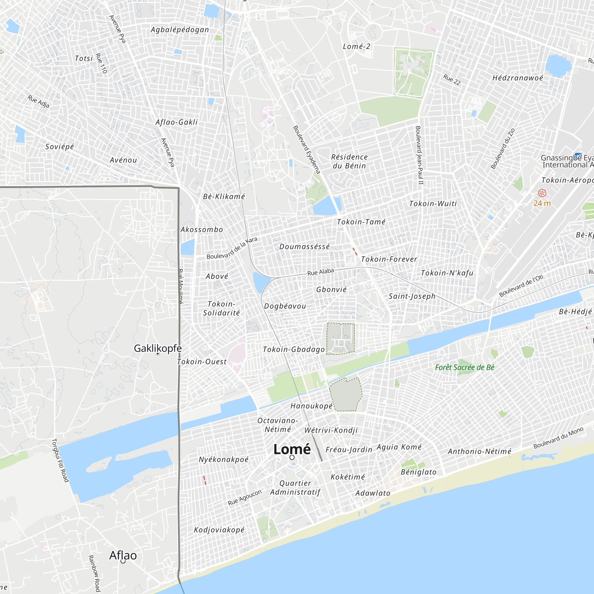 Garage map