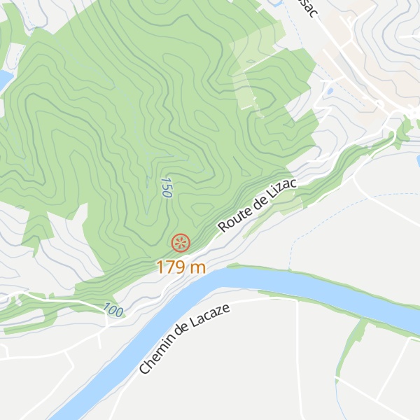 Map of Château des Mothes