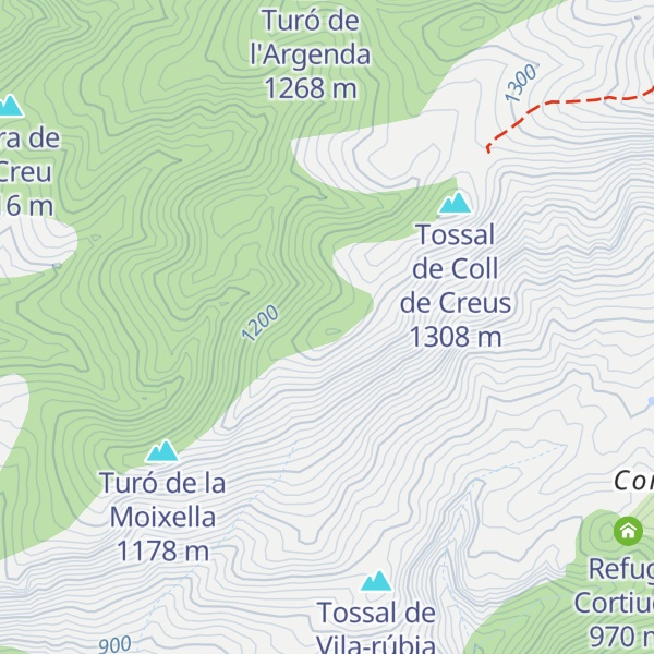 Map of Serra de la Cornera