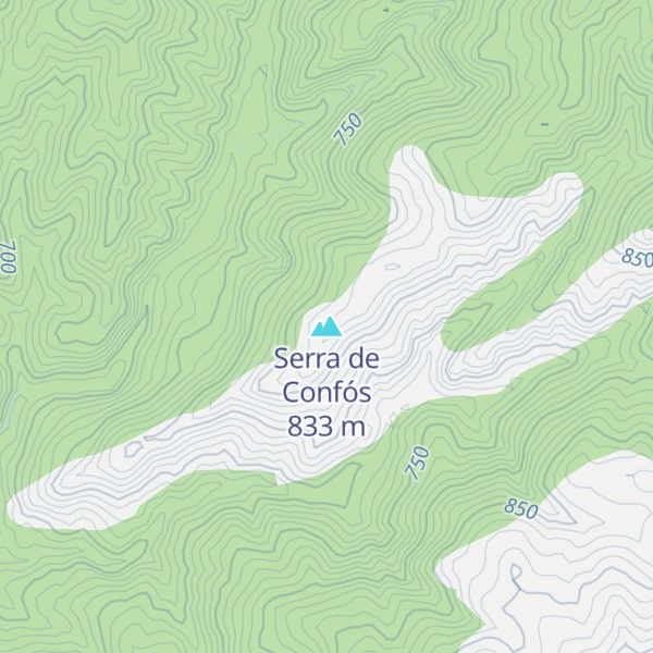 Map of Serra de Confós