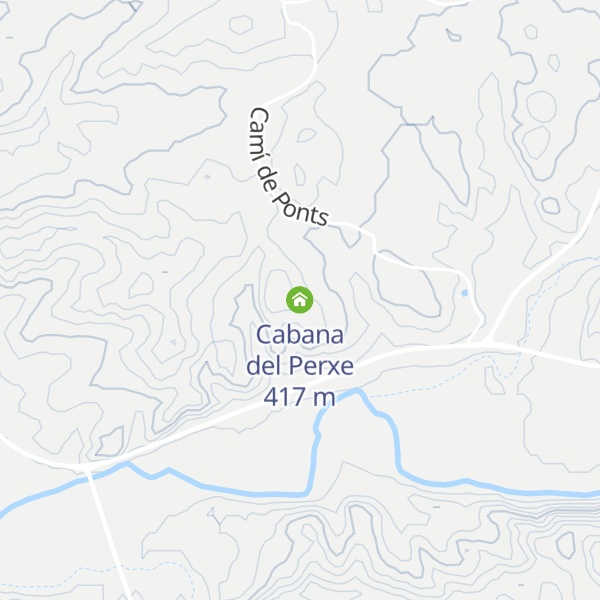 Map of Cabana del Perxe