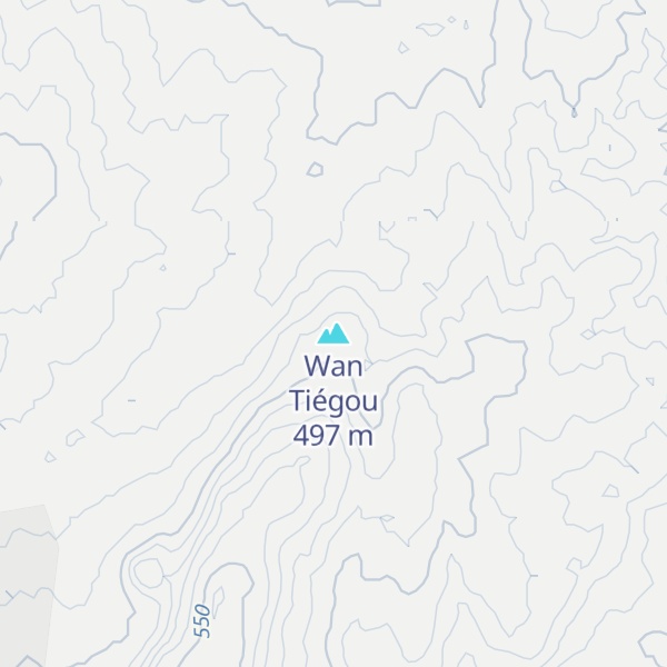 Map of Wan Tiégou