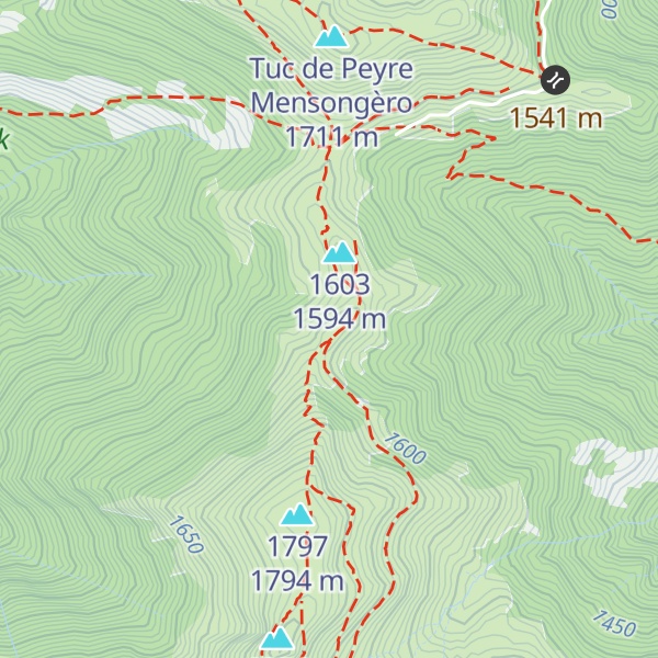 Map of Tuc des Courach